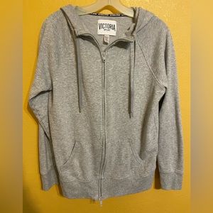Victoria Secret Sport Grey zip up hoodie